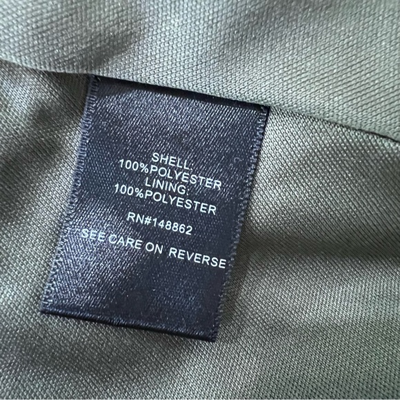 TORRID 2 Dress 2X  Green Floral Sleeveless Buttons Ruffle Chiffon 18 20 - Picture 4 of 7